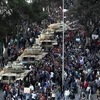 Hàng nghìn người xuống đường biểu tình tại Ai Cập. (Nguồn: AFP/TTXVN)
