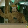 Tổng thống Gaddafi tuyên bố không lùi bước trước biểu tình. (Nguồn: AFP)