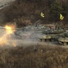 Xe tăng K-1 của Hàn Quốc trong cuộc tập trận tại vùng núi Pocheon tháng 12/2010. (Nguồn: AFP/TTXVN)