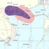 Đường đi và vị trí của cơn bão số 2. (Nguồn: nchmf.gov)