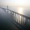 Cây cầu bắc qua Vịnh Giao Châu với chiều dài 36,48km. (Nguồn: Internet)