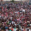 Hàng nghìn người Syria biểu tình tại Tartous. (Nguồn: AFP/ TXVN)