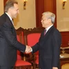 Tổng Bí thư Nguyễn Phú Trọng tiếp Phó Thủ tướng thứ nhất Liên bang Nga Igor Shuvalov. (Nguồn: TTXVN)