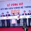 Lễ công bố 10 ngân hàng kết nối liên thông POS. (Nguồn: baothuathienhue.vn)