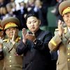 Ông Kim Jong Un (giữa). (Nguồn: Internet)
