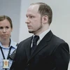 Sát thủ người Na Uy Anders Behring Breivik tại phiên xét xử. (Nguồn: Internet) 