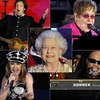 Nhiều tên tuổi hàng đầu của làng giải trí nước Anh tham gia chương trình hòa nhạc tôn vinh Nữ hoàng Elizabeth II. (Nguồn: nydailynews.com) 