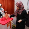 Người dân bỏ phiếu tại điểm bầu cử ở Tripoli ngày 7/7. (Nguồn: AFP/TTXVN)