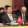 Bộ trưởng Vũ Huy Hoàng tại Hội nghị Hội đồng Khu vực Mậu dịch Tự do ASEAN 26. (Ảnh: Xuân Khu/Vietnam+) 