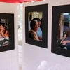 Những bức ảnh tại cuộc triển lãm. (Ảnh: Dũng Tuyên/Vietnam+)