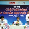 Buổi họp báo công bố Cuộc vận động sáng tác văn học tuổi 20 lần thứ 5. (Nguồn: vietnamnet.vn)