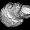 Mô hình tiểu hành tinh Toutatis được dựng trên máy tính. 