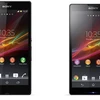 Hai mẫu smartphone Xperia Z và Xperia ZL.