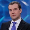 Thủ tướng Nga Medvedev. (Ảnh: Ria Novosti)