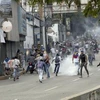 Phe đối lập biểu tình tại thủ đô Caracas. (Nguồn: AP)