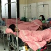 Các bệnh nhân nhiễm cúm A(H1N1) đang được điều trị tại Bệnh viện bệnh Nhiệt đới Trung ương. (Nguồn: TTXVN)