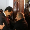 Tổng thống Uruguay, José Mujica, đón Tổng thống Maduro: (Nguồn: Minci)