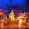 Các nghệ sỹ Nhà hát Tuồng Việt Nam biểu diễn trích đoạn trong vở Tuồng "Huyền Trân Công chúa". Ảnh minh họa. (Nguồn: TTXVN)