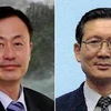 Hàn Quốc cử Thứ trưởng Kim Nam-sik (trái), trong khi Triều Tiên cử Trưởng ban thư ký Ủy ban Thống nhất Hòa Bình Kang Ji-young (phải) làm trưởng đoàn đàm phán. (Ảnh: Yonhap)