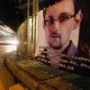 Một banner ủng hộ Snowden trên đường phố Hong Kong. (Nguồn: japantimes.co.jp)