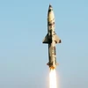 Tên lửa đạn đạo có khả năng mang đầu đạn hạt nhân Prithvi II. (Nguồn: newindianexpress.com)