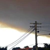 Khói bụi từ cháy rừng che phủ bầu trời thành phố Sydney. (Ảnh: Quang Minh)