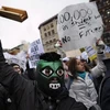 Người biểu tình tuần hành tại New York hồi tháng 11/2011 (Nguồn Internet)