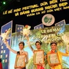 Lễ trao giải Người đẹp xứ dừa (Ảnh: Mai Hưng Thịnh - TTXVN)