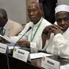 Các đại biểu trong cuộc họp về kế hoạch chuyển giao quyền lực cho chính quyền dân sự sau đảo chính ở Mali ngày 15/4. (Nguồn: AFP/ TTXVN) 