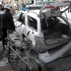 Hiện trường vụ đánh bom tại khu vực al-Midan hồi tháng 1/2012. (Nguồn: AP)