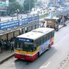 Xe buýt ở Hà Nội. (Nguồn: TTXVN)