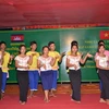 Giao lưu văn nghệ tại hội trại thanh niên hữu nghị Việt Nam - Campuchia (Ảnh: Trần Chí Hùng/Vietnam +) 