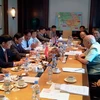 Đoàn đại biểu tỉnh Quảng Trị do Chủ tịch tỉnh Nguyễn Đức Cường dẫn đầu trong buổi giới thiệu tiềm năng đầu tư với đối tác Thái Lan. (Ảnh: Hà Linh/Vietnam +) 