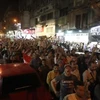 Người dân Ai Cập biểu tình phản đổi kết quả cuộc bầu cử. (Ảnh: AFP/TTXVN)