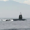 Tàu ngầm tấn công lớp Soryu của hải quân Nhật Bản. (Ảnh: geocities.jp)