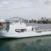 Tàu HMAS Choules tới quân cảng phía Đông thành phố Sydney. Ảnh minh họa (Nguồn: abc.net.au)