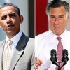 Ông Barack Obama và ông Mitt Romney. (Nguồn: Getty) 