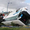 Một vụ tai nạn xe buýt ở Marocco, tháng 7/2012. Ảnh minh họa. (Nguồn: AP)