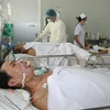 Vụ tai nạn xảy ra khiến 2 công nhân tử vong, 3 người khác phải cấp cứu. (Nguồn: dantri.com.vn).