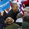 Tổng thống Mỹ Barack Obama vận động tranh cử tại Madison, Wisconsin. (Nguồn: AFP/ TTXVN).