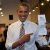 Tổng thống Mỹ Barack Obama khi đến bỏ phiếu sớm tại điểm bầu cử ở Chicago ngày 25/10. (Nguồn: THX/ TTXVN).