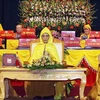 Hòa thượng Thích Phổ Tuệ được suy tôn Pháp chủ Giáo hội Phật giáo Việt Nam. (Ảnh: Nguyễn Dân/TTXVN)