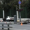Hiện trường một vụ tai nạn giao thông ở Nga. (Nguồn: AFP)