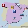 Bản đồ các nhà máy ôtô tại Tây Ban Nha. (Nguồn: Diariomotor)