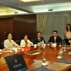 Bộ trưởng kinh tế và tài chính công Argentina tiếp đoàn đại biểu Bộ Tài chính Việt Nam. (Ảnh: Việt Hùng/Vietnam+)
