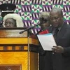 Tổng thống John Dramani Mahama tuyên thệ nhậm chức hồi tháng 7/2012. (Nguồn: ghananewsagency.org)