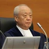 Chủ tịch Tòa án quốc tế về luật biển, ông Shunji Yanai, thông báo phán quyết về việc thả tàu Libertad của Argentina. (Nguồn: Telam)