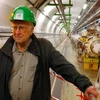 Nhà Vật lý Peter Higgs tại nhà máy gia tốc hạt CERN. (Nguồn: AFP)