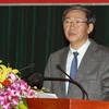 Trưởng Ban Tuyên giáo Trung ương Đinh Thế Huynh. (Ảnh: Nguyễn Dân/TTXVN)