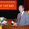 Trưởng ban Tuyên giáo Trung ương Đinh Thế Huynh chỉ đạo Hội nghị. (Ảnh: Lâm Khánh/TTXVN)